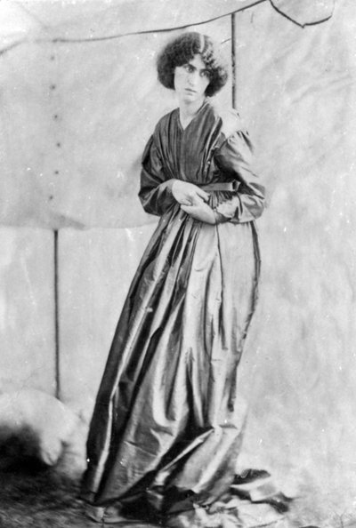 Jane Morris, Posed by Dante Gabriel Rossetti, 1865 by John R. Parsons